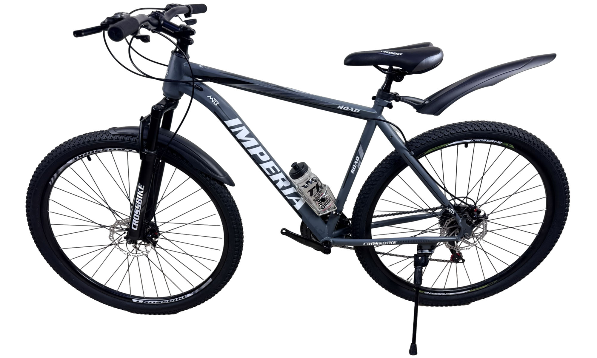 Велосипед CrossBike Imperia 29", размер XL, рама 21", год 2026, Серый-Черный 4 Велосипед CrossBike Imperia 29", размер XL, рама 21", год 2026, Серый-Черный 4