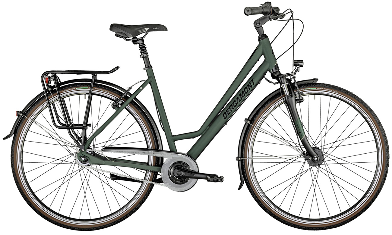 Фотография Велосипед Bergamont Horizon N7 CB Amsterdam 28" (2021) 2021 Зеленый 7