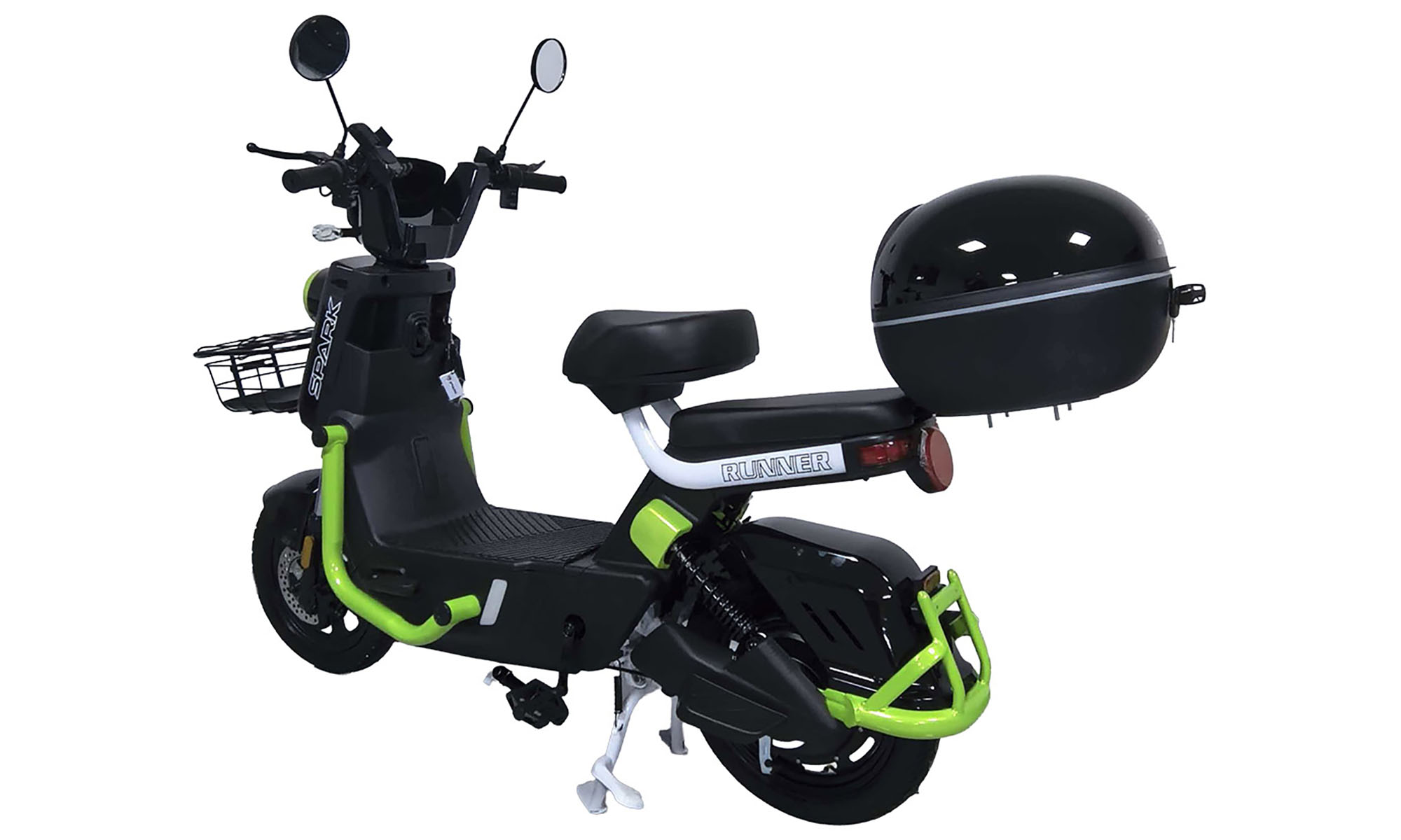 Велосипед с электромотором SPARK RUNNER 12" размер 16", год 2026, 60V/1000W/25Ah, черный 4