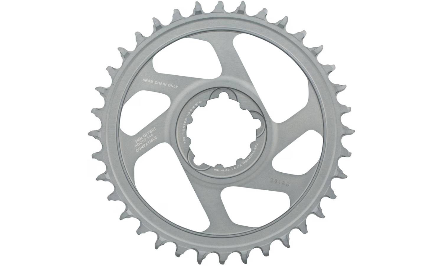 Зірка SRAM X-SYNC 2 34T Direct Mount 3mm Offset Boost Eagle Polar Grey 2 Зірка SRAM X-SYNC 2 34T Direct Mount 3mm Offset Boost Eagle Polar Grey 2