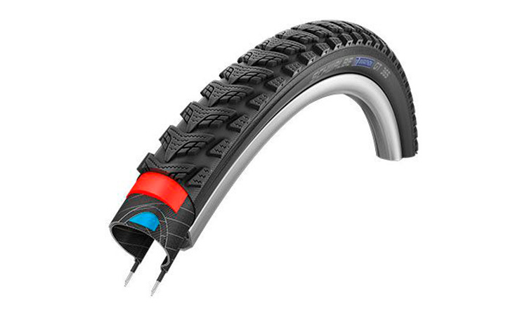 Фотография Покрышка 26x2.00 (50-559) Schwalbe MARATHON GT 365 DualGuard B/B+RT HS475 FS, 67EPI 34B black