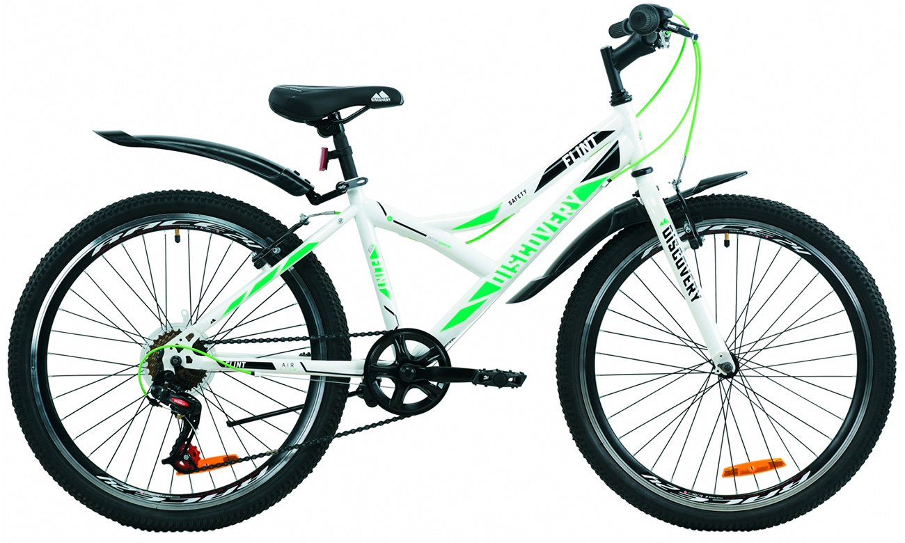 Фотография Велосипед Discovery 24" FLINT (2020) 2020 Бело-зеленый