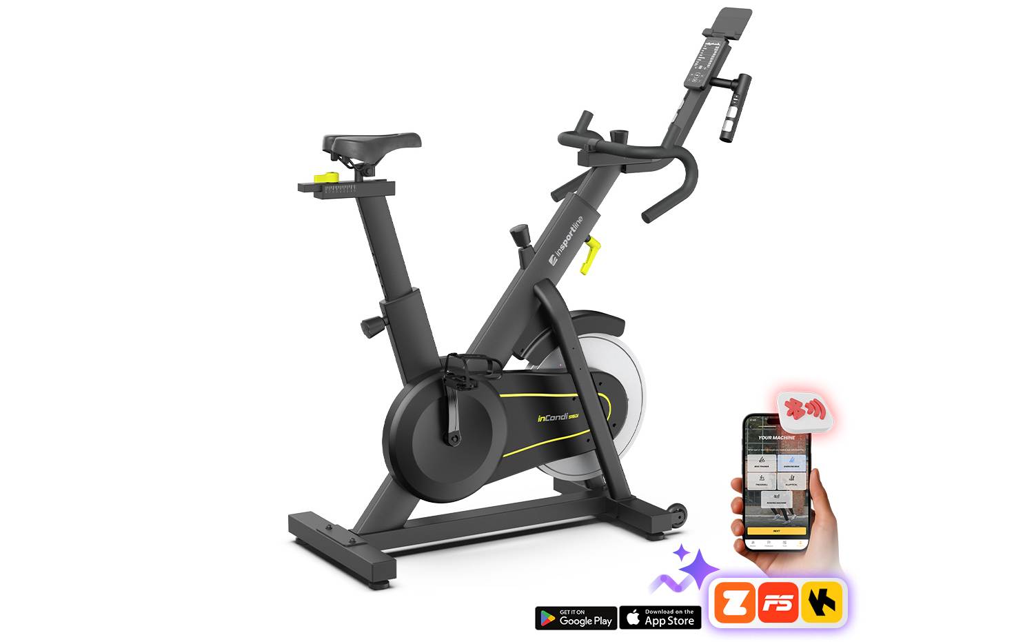 Велотренажер inSPORTline inCondi S150i 14