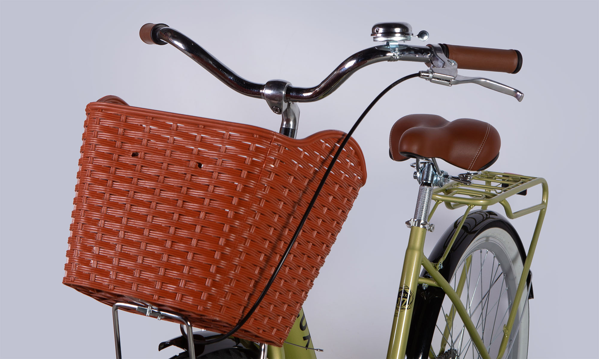 Велосипед Dorozhnik LUX Velosteel 26", размер M, рама 17", год 2025, бледно-зеленый 5