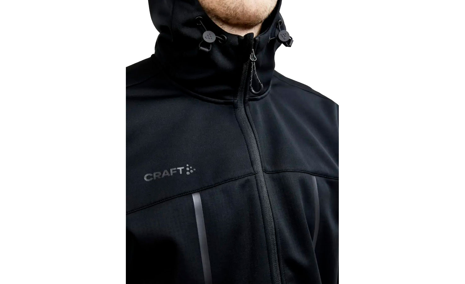 Фотография Куртка Craft ADV Explore Soft Shell мужская, размер XXL, сезон AW 22, черный 3