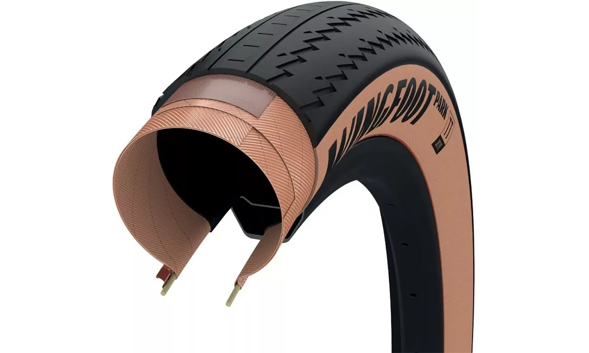 Покришка GoodYear Wingfoot Park, 26x2.20 (55-559), Folding, Black-brown, 60tpi Покришка GoodYear Wingfoot Park, 26x2.20 (55-559), Folding, Black-brown, 60tpi