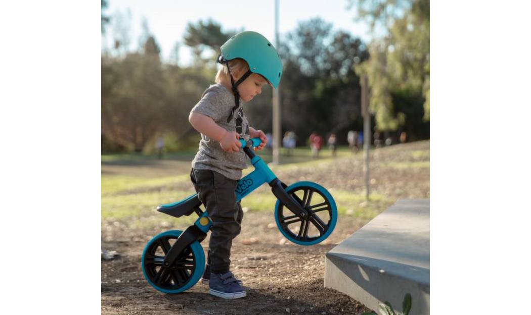 Біговел YVolution Yvelo Junior блакитний 6 Біговел YVolution Yvelo Junior блакитний 6