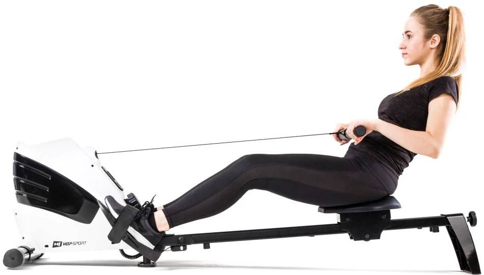 Гребной тренажер Hop-Sport HS-060R Cross Белый 15 Гребной тренажер Hop-Sport HS-060R Cross Белый 15
