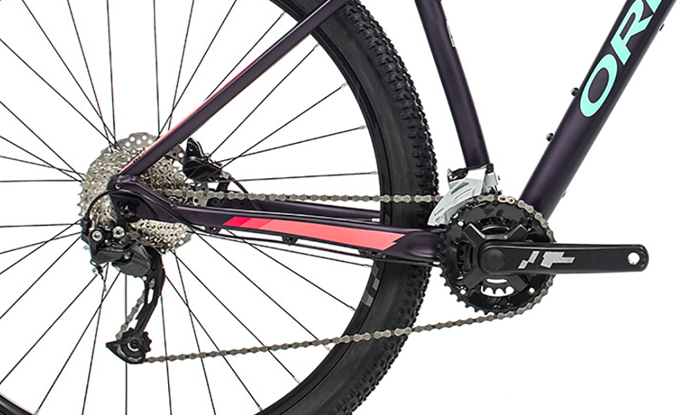 Фотографія Велосипед Orbea MX40 ENT 27,5" (2021) 2021 Синьо-червоний 4