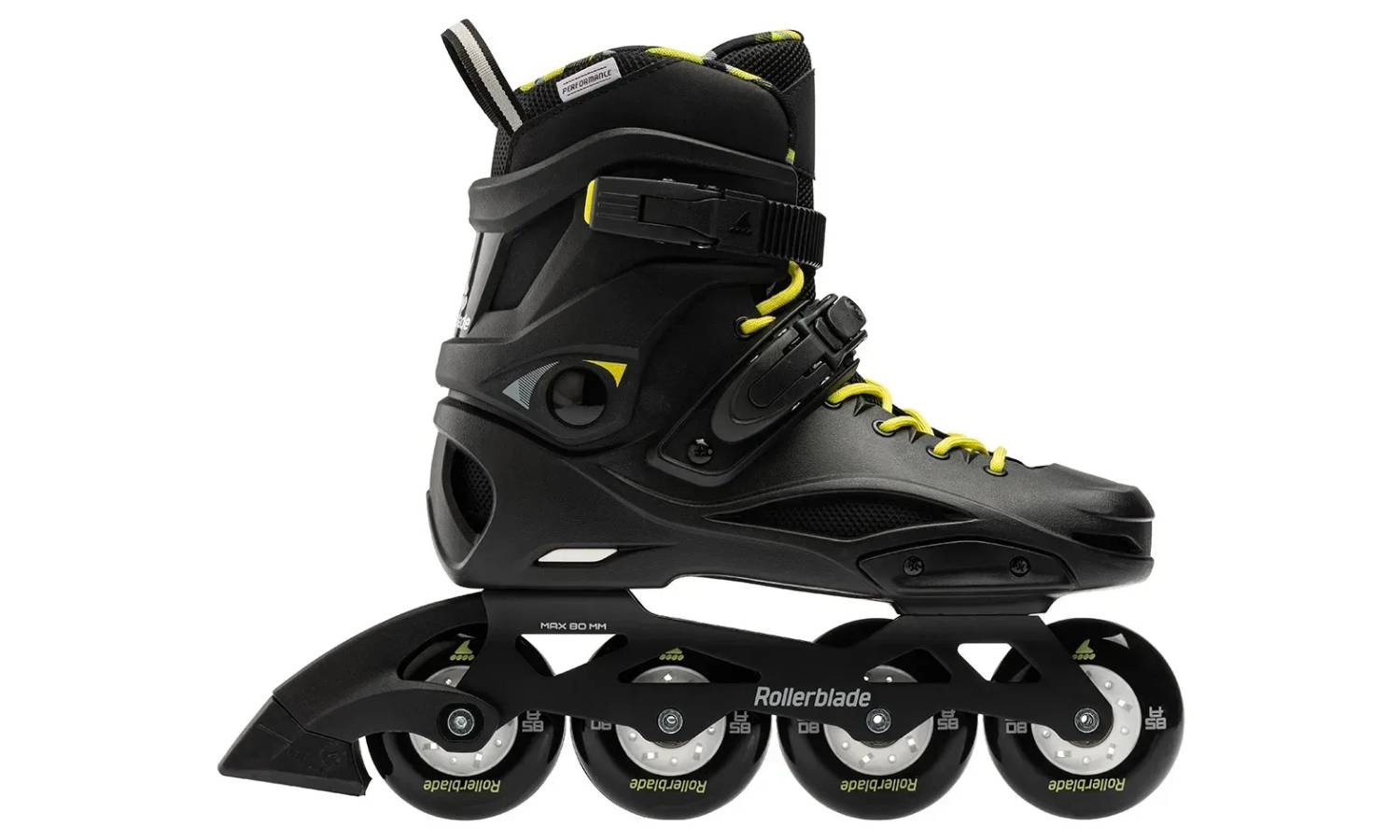 Ролики Rollerblade RB Cruiser 2023 black-neon yellow 260 7