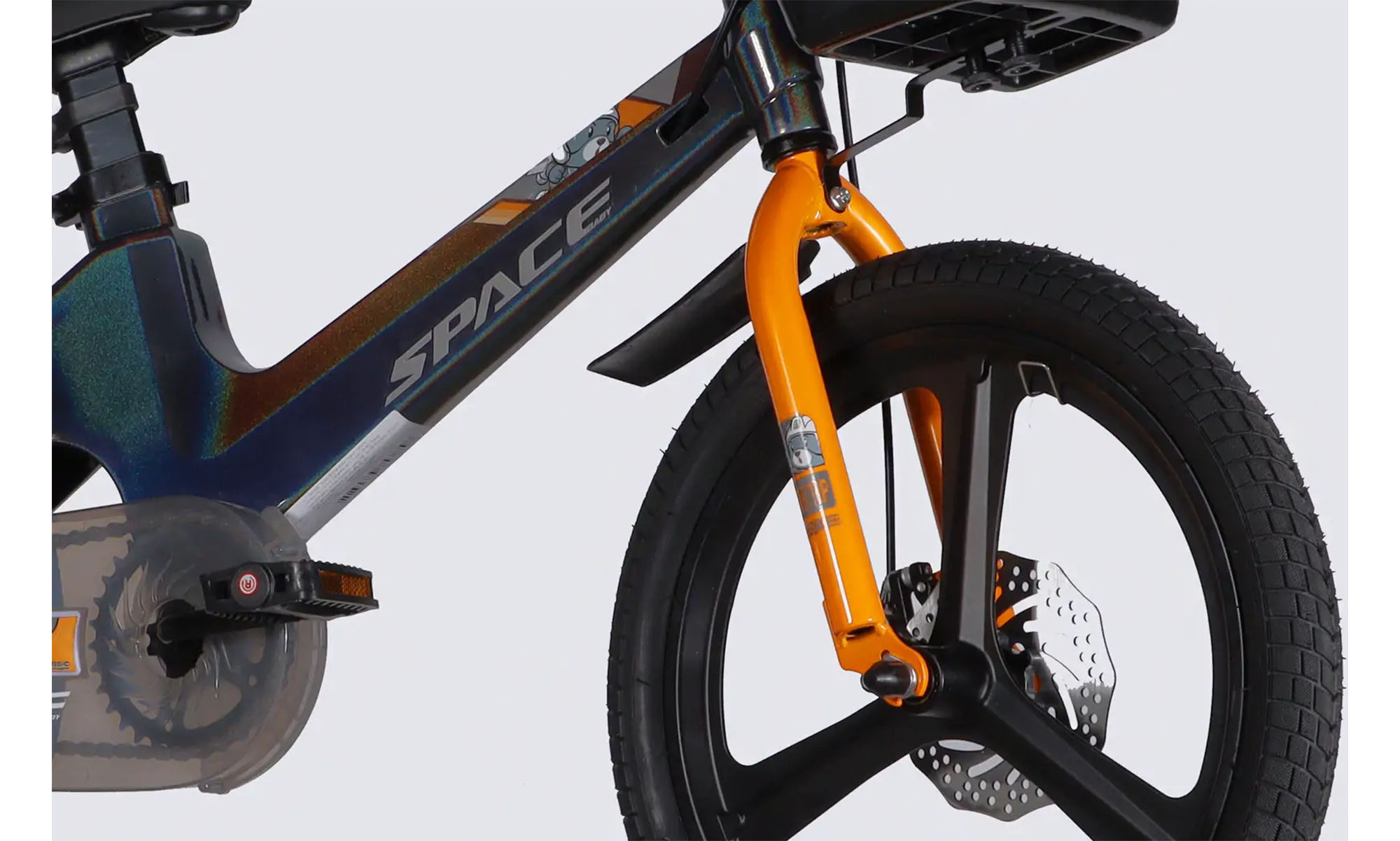 Велосипед SPACE KID MOON DD 18", размер XXS, рама-10,6", год 2026, хамелеон 5