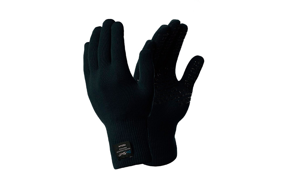 Фотография Перчатки велосипедные Dexshell ThermFit Neo Gloves черный, размер S