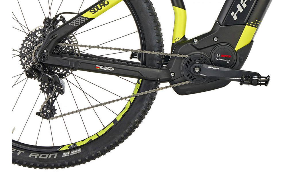 Електровелосипед Haibike SDURO HardNine Carbon 8.0 500Wh 29" (2018) 2020 Чорно-зелений 2