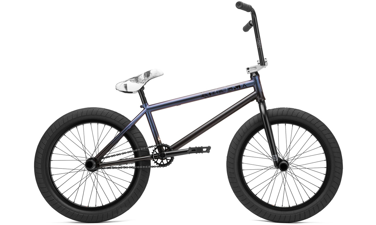 Фотографія Велосипед KINK BMX Switch 2021 Чорно-фіолетовий