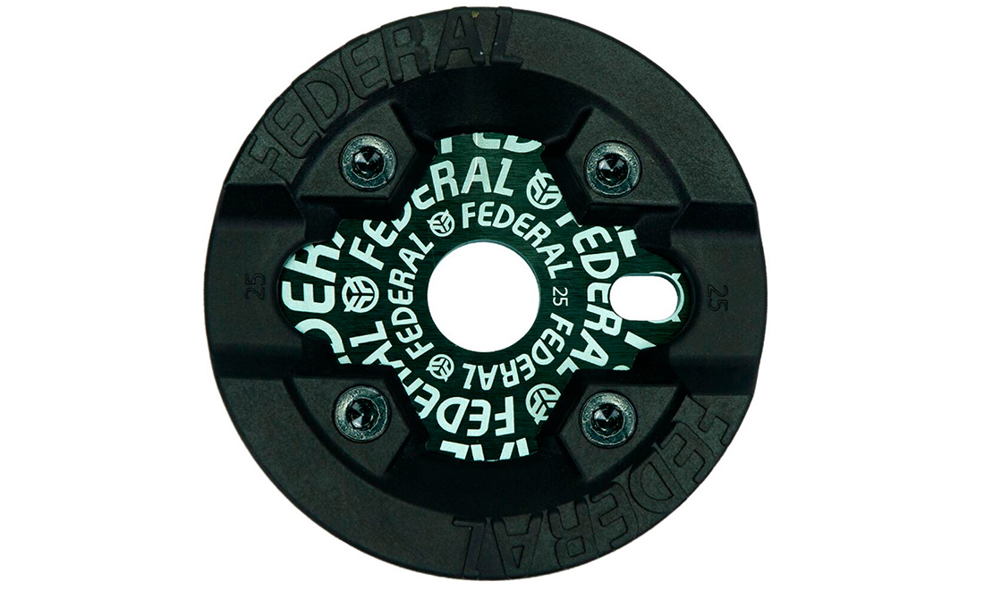Фотографія Зірка Federal Logo Solid (з захистом Impact) - 28 зубів Чорний 