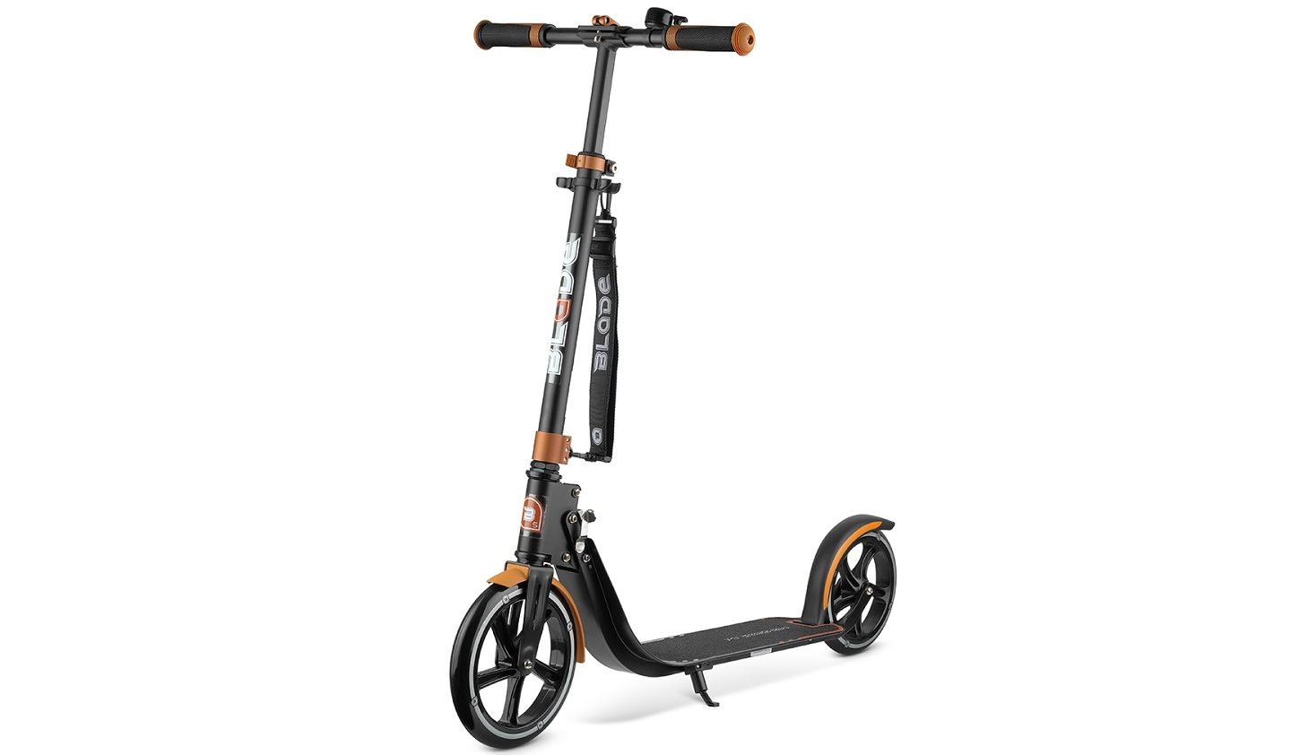 Самокат BLADE Sport PU Cross 230/230 мм чорно-коричневий 