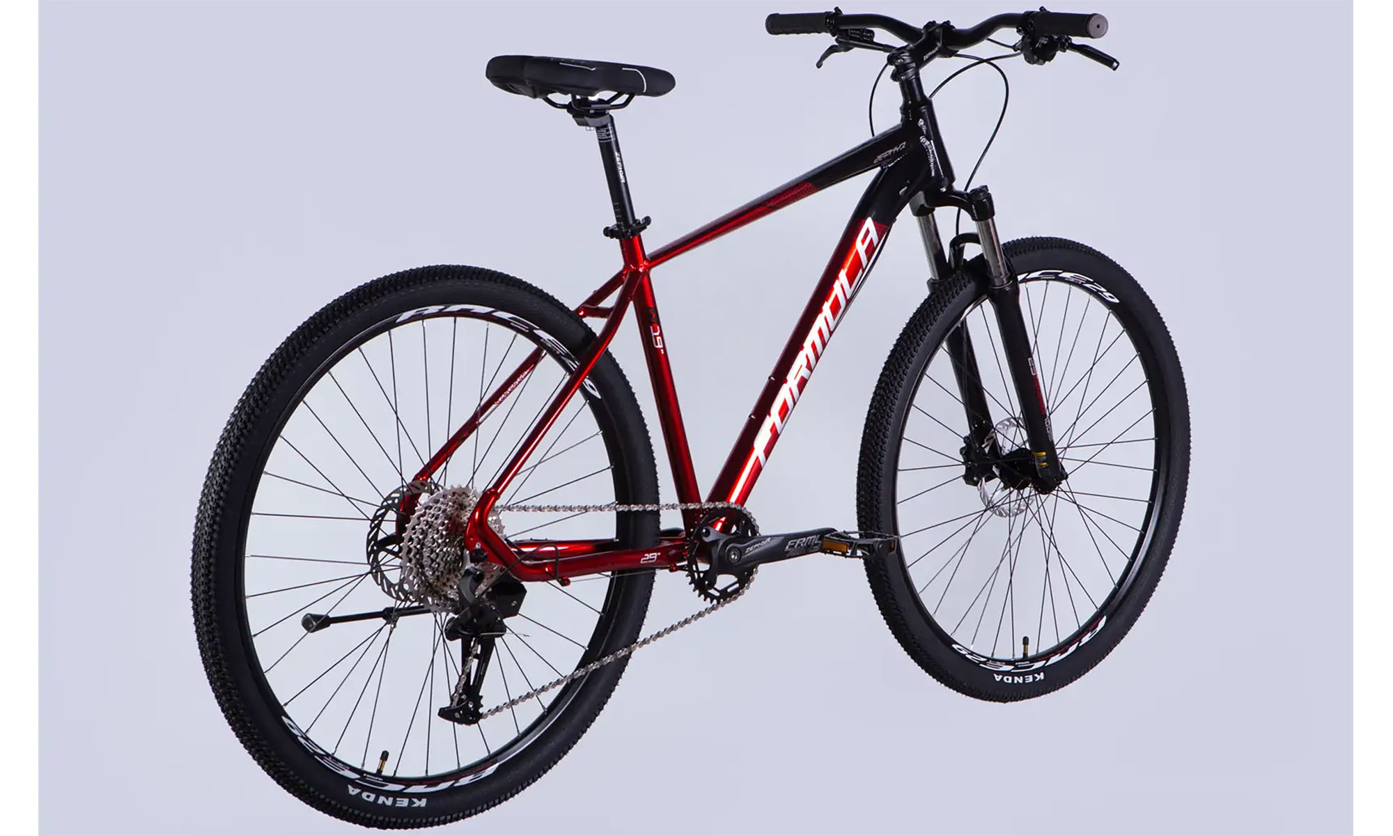 Велосипед Formula ZEPHYR 1.0 HDD 29", размер L рама-19", год 2026, черно-красный 3