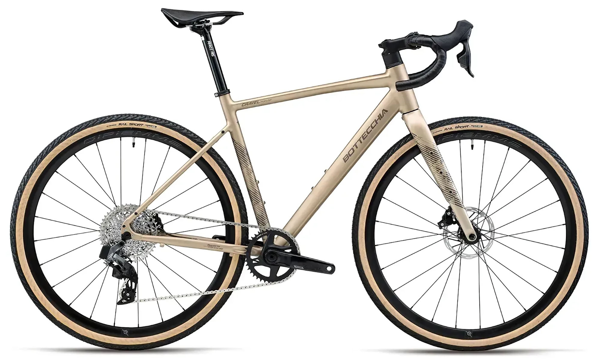 Велосипед Bottecchia Gravel Monster GRX400 28" размер L, рама 54 см, год 2026, бежевый