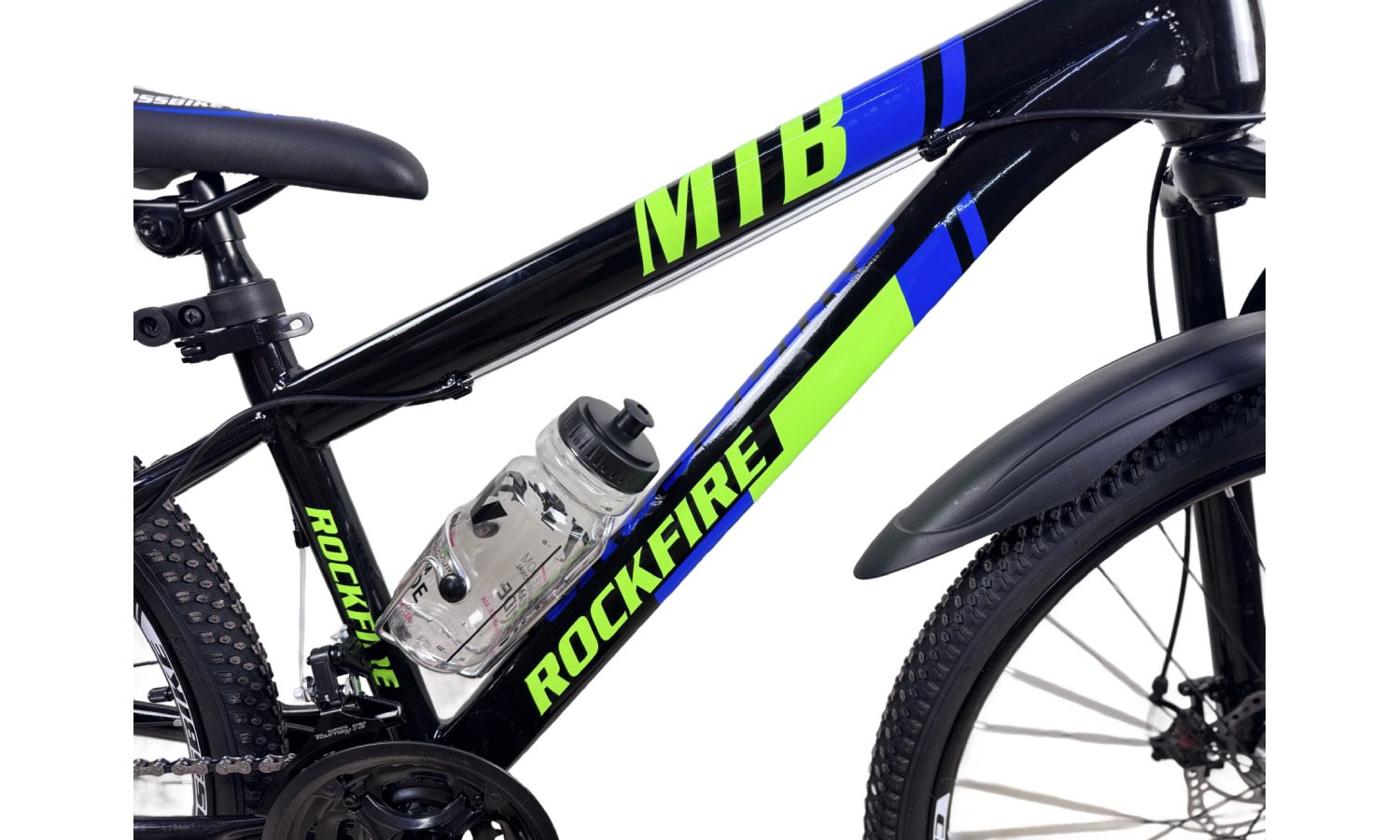 Велосипед CrossBike Rockfire 26", размер XS, рама 13", год 2026, Черный 2