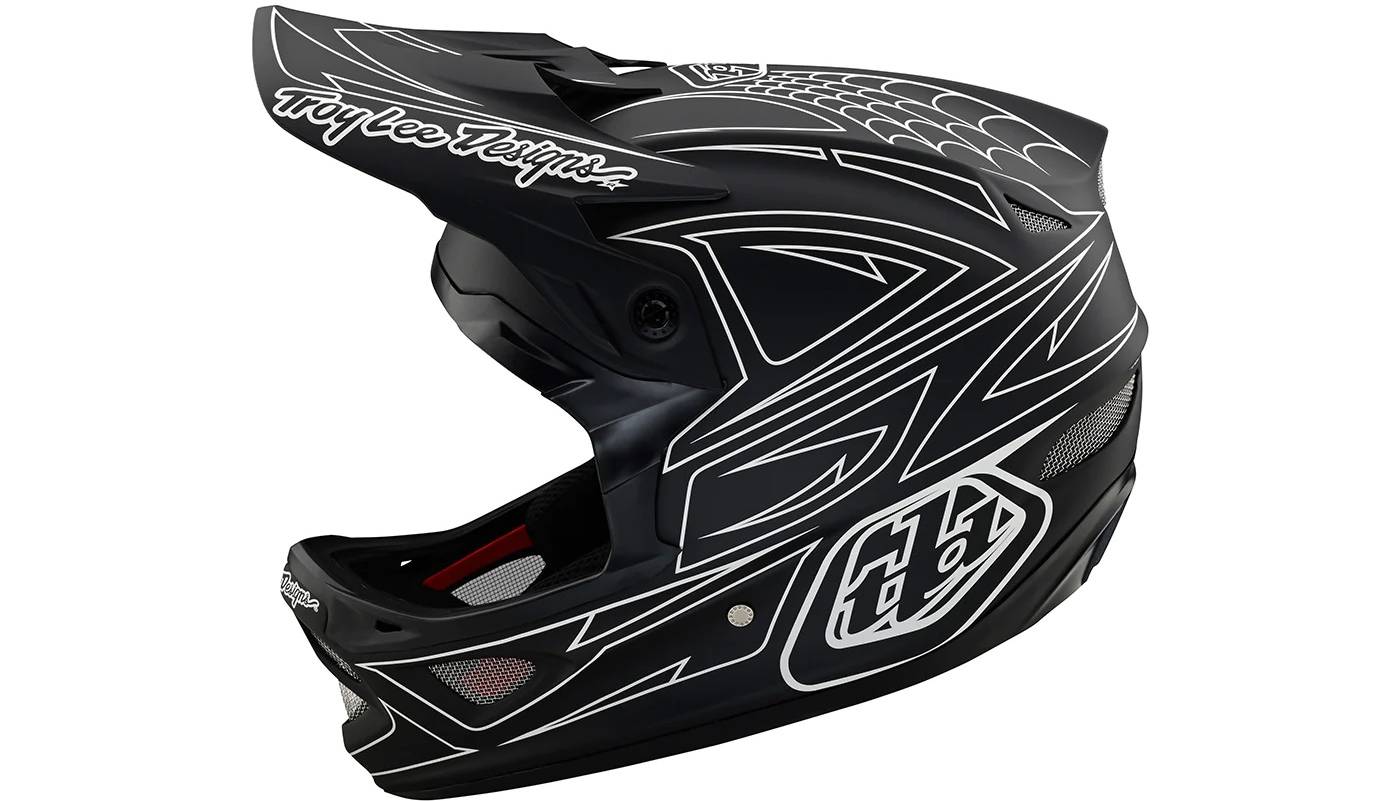 Вело шолом TLD D3 FIBERLITE розмір М (56-57 см) SpiderStripe BLk 9 Вело шолом TLD D3 FIBERLITE розмір М (56-57 см) SpiderStripe BLk 9