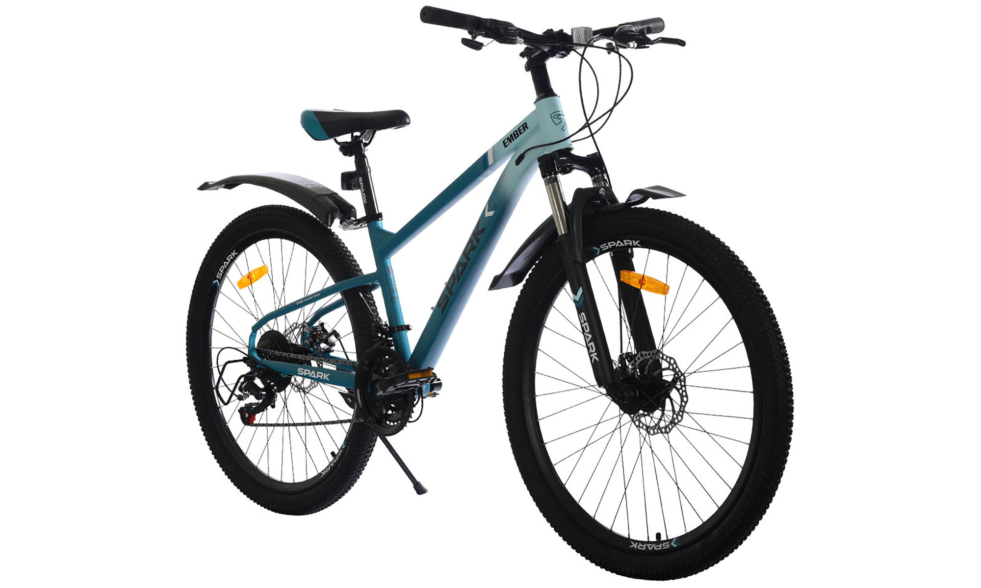 Велосипед SPARK EMBER 26", розмір XS, рама 13", рік 2025, блакитний з бірюзовим 3