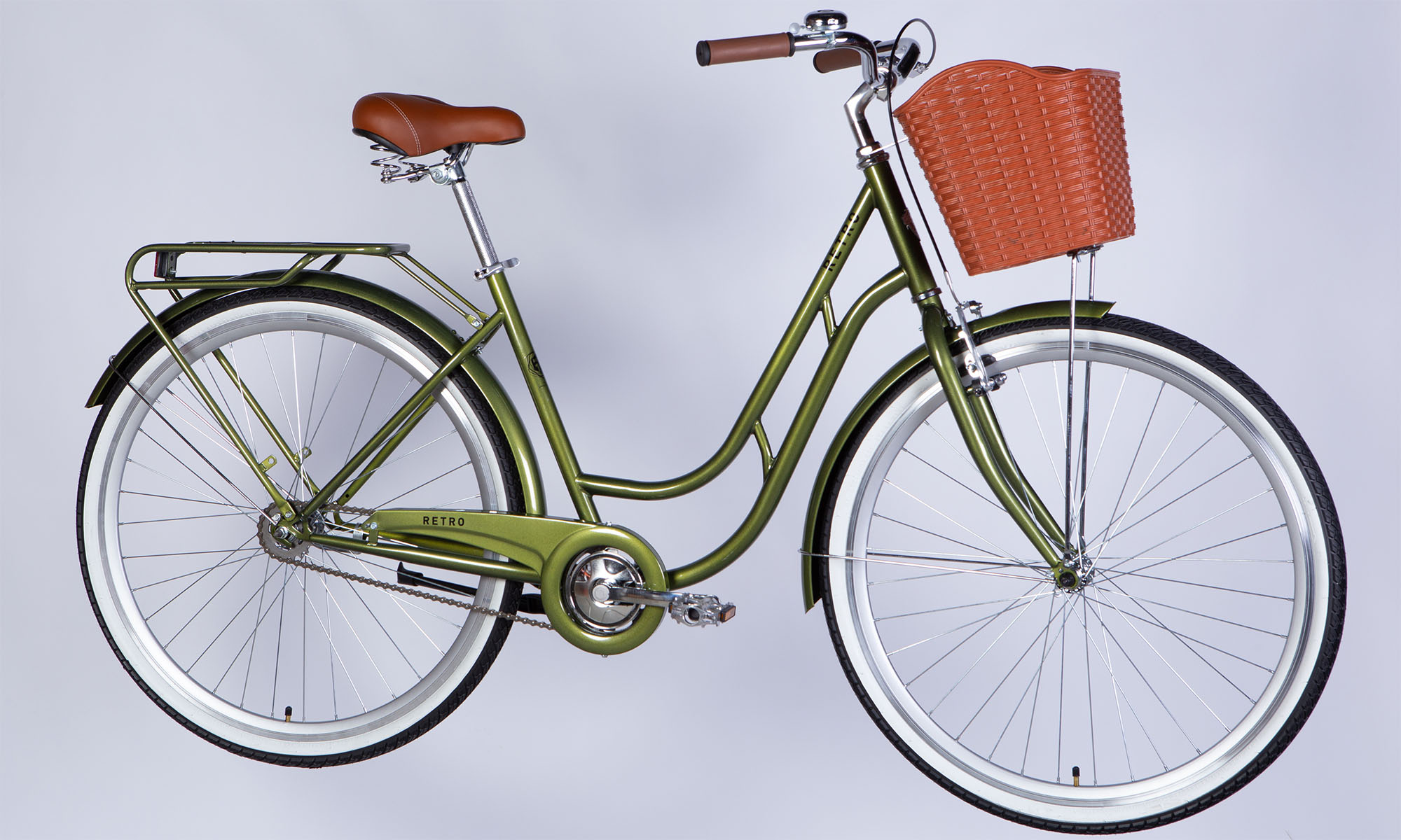 Велосипед Dorozhnik RETRO Velosteel 28", размер L, рама 19", 2025, зеленый 6
