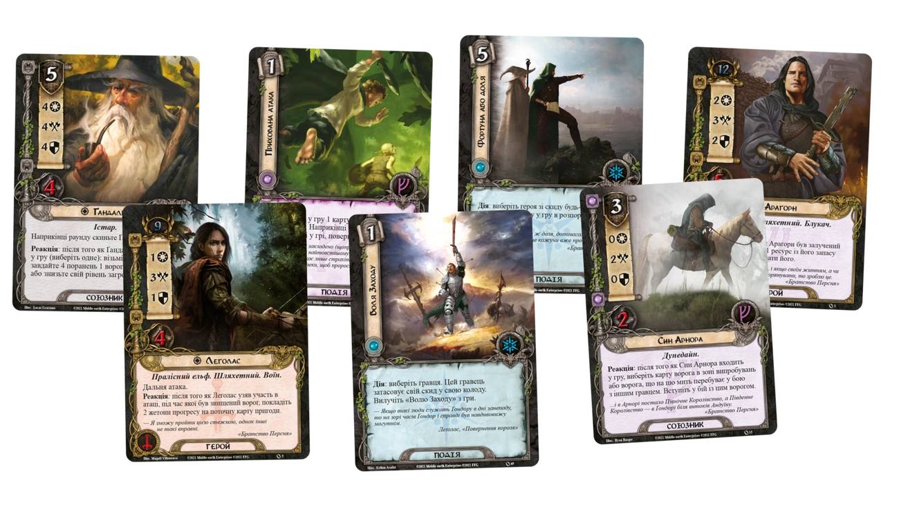 Настольная игра Властелин Колец. Карточная игра (The Lord of the Rings: The Card Game) 2