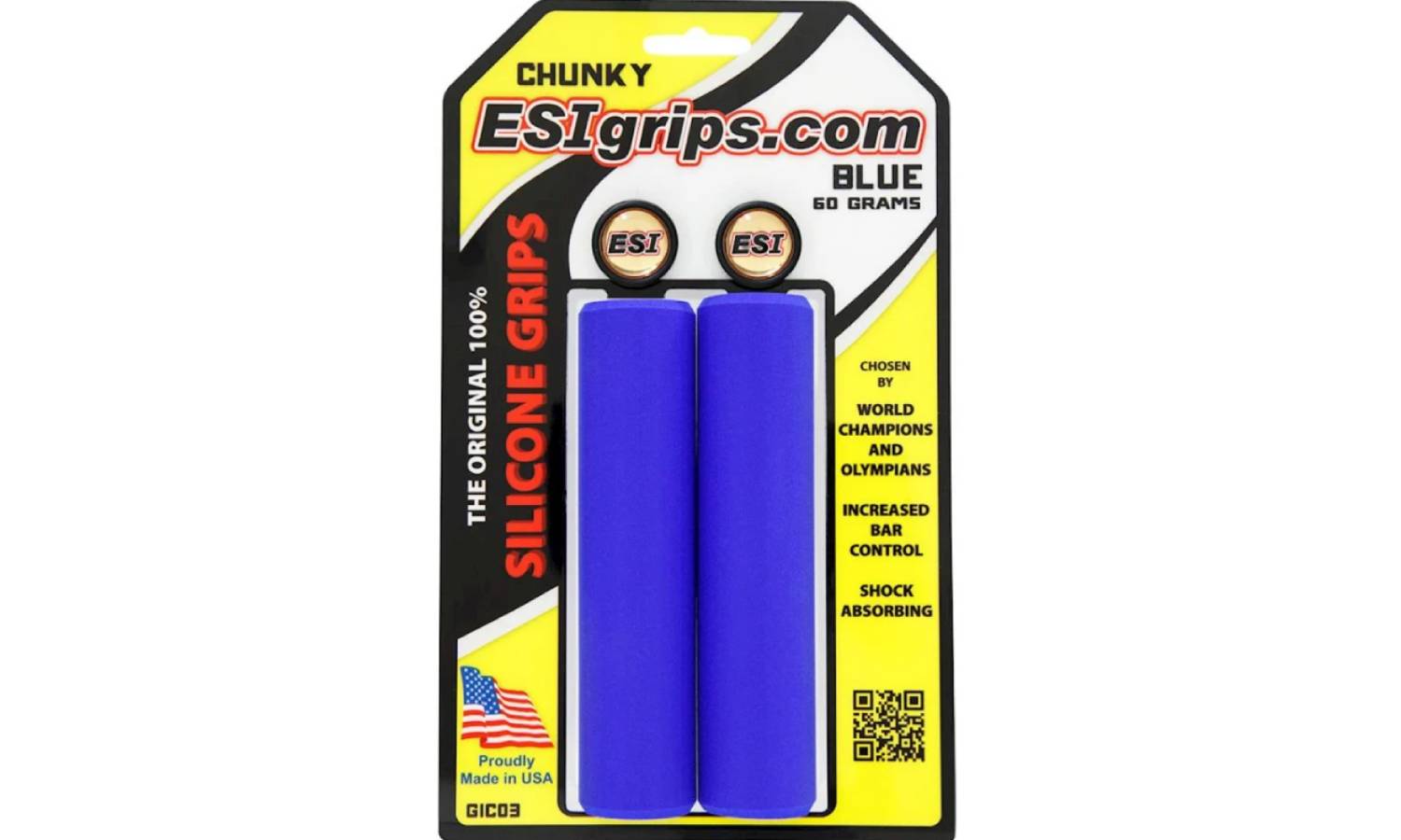 Грипсы ESI Extra Chunky Blue 9 Грипсы ESI Extra Chunky Blue 9