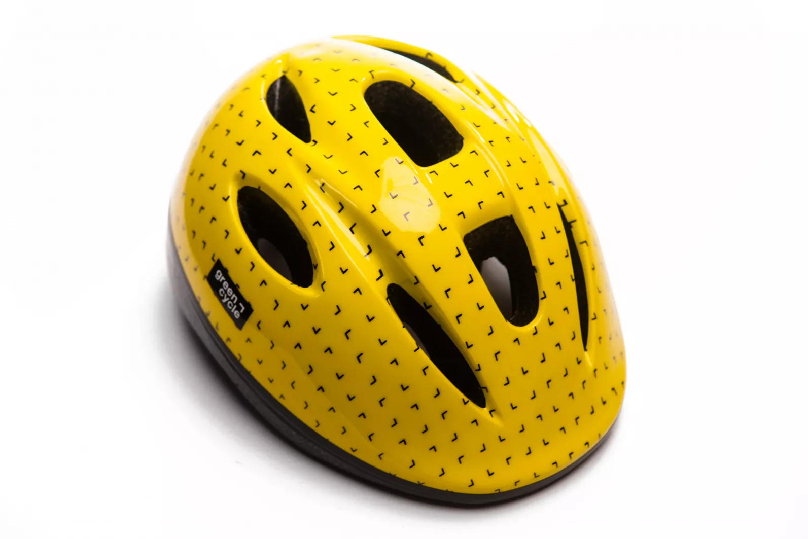 Шлем детский Green Cycle FLASH размер XS (50-54 см), Желто-черный 4
