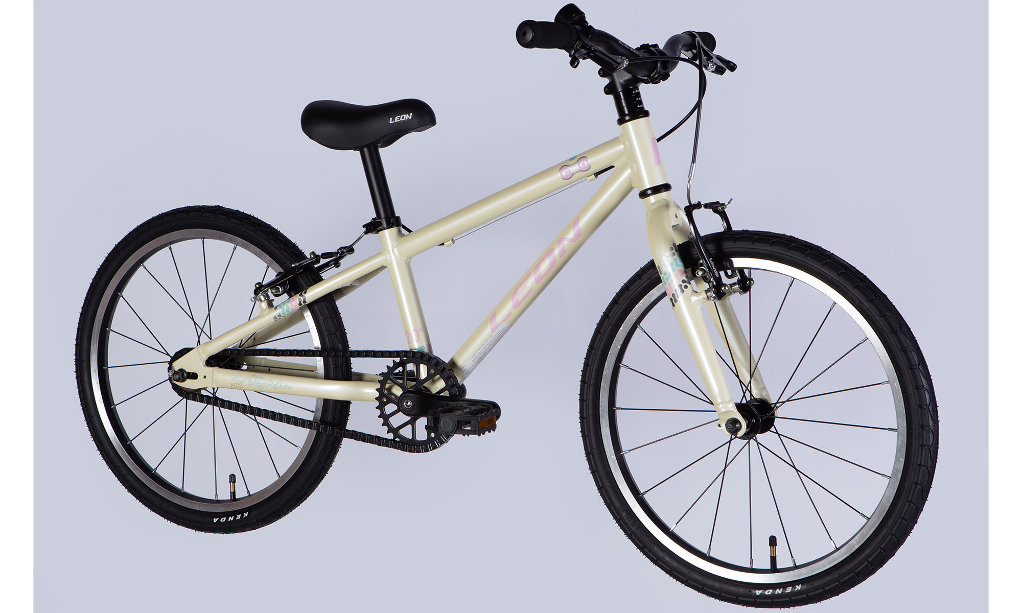 Велосипед Leon GO Vbr FR 20", розмір XS, рама 10", 2025, бежевий з рожевим 5