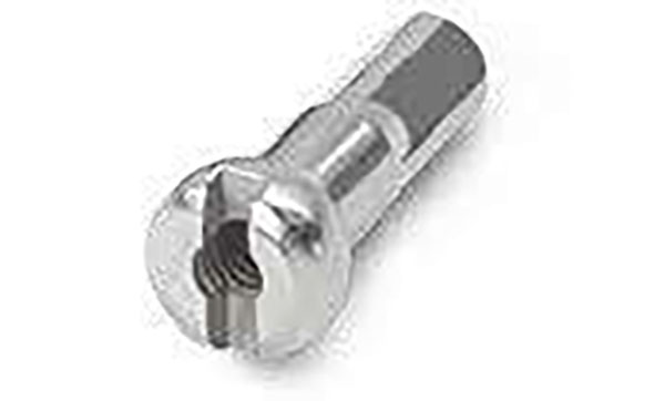 Ниппель Remerx 13G, 14х2,3 мм, латунь, серебристый (100 шт.) 