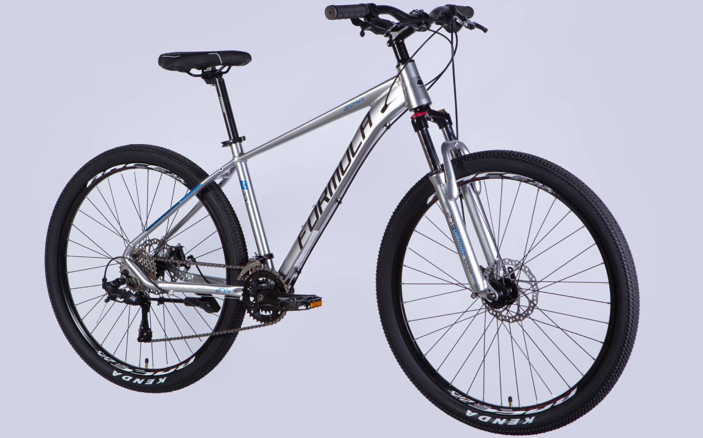 Фотографія Велосипед Formula ZEPHYR 3.0 DD 27,5" розмір М рама 17" 2025 сріблястий 5