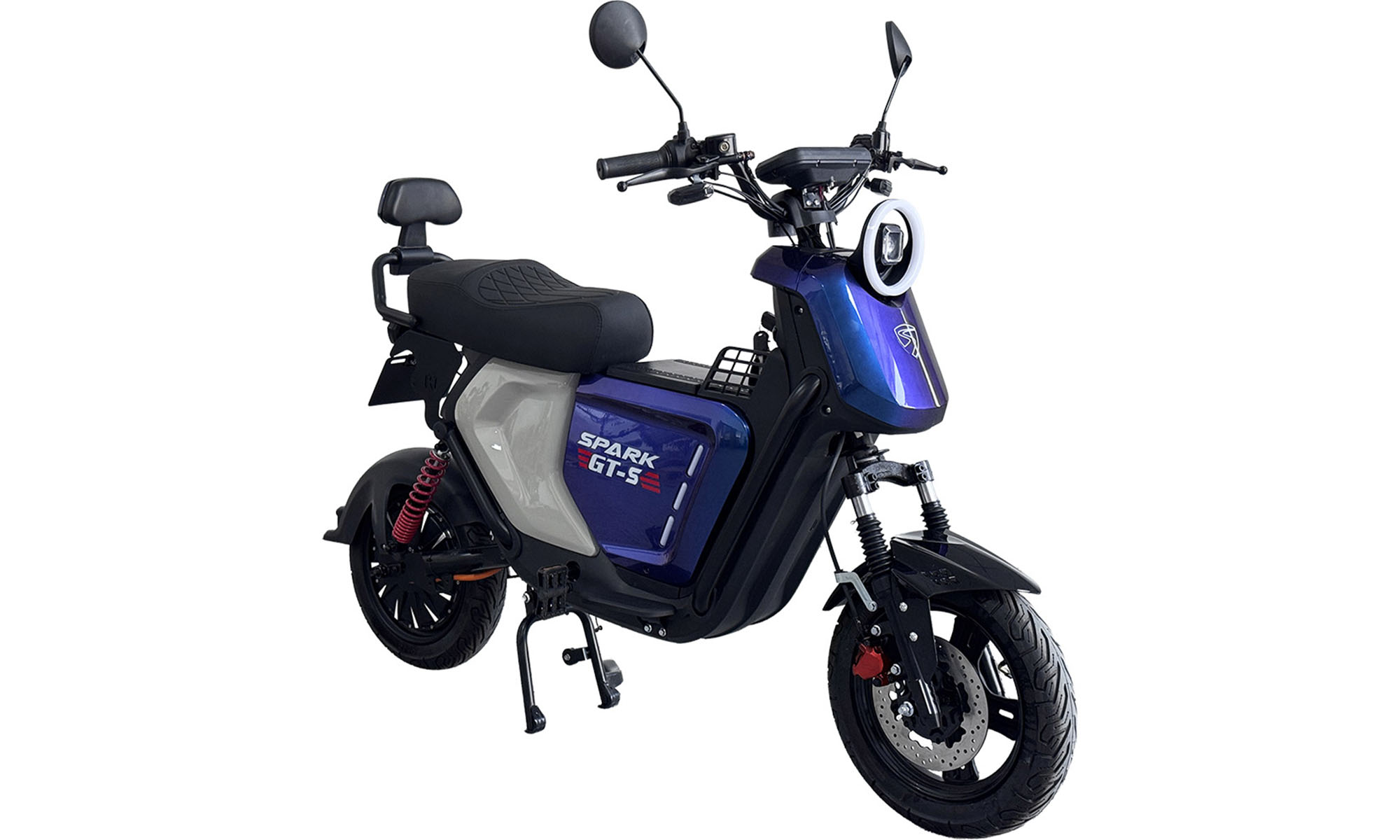 Велосипед с электромотором SPARK GT-S 12", рама 16", 72V/1500W/20Ah, LiFePO4, синий с серым 5 Велосипед с электромотором SPARK GT-S 12", рама 16", 72V/1500W/20Ah, LiFePO4, синий с серым 5