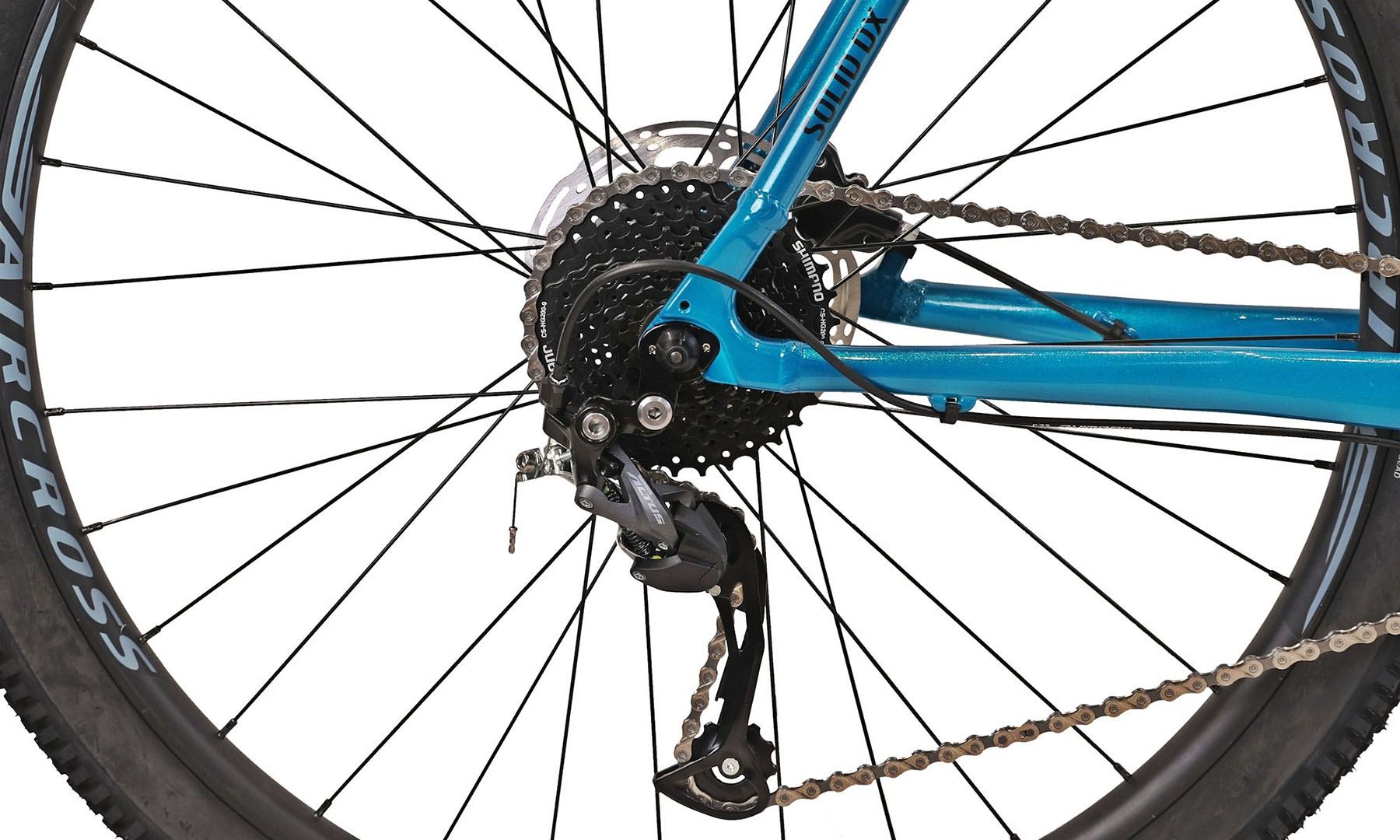 Фотография Велосипед Winner SOLID DX 29" размер рамы S 2024 Темно-бирюзовый 3