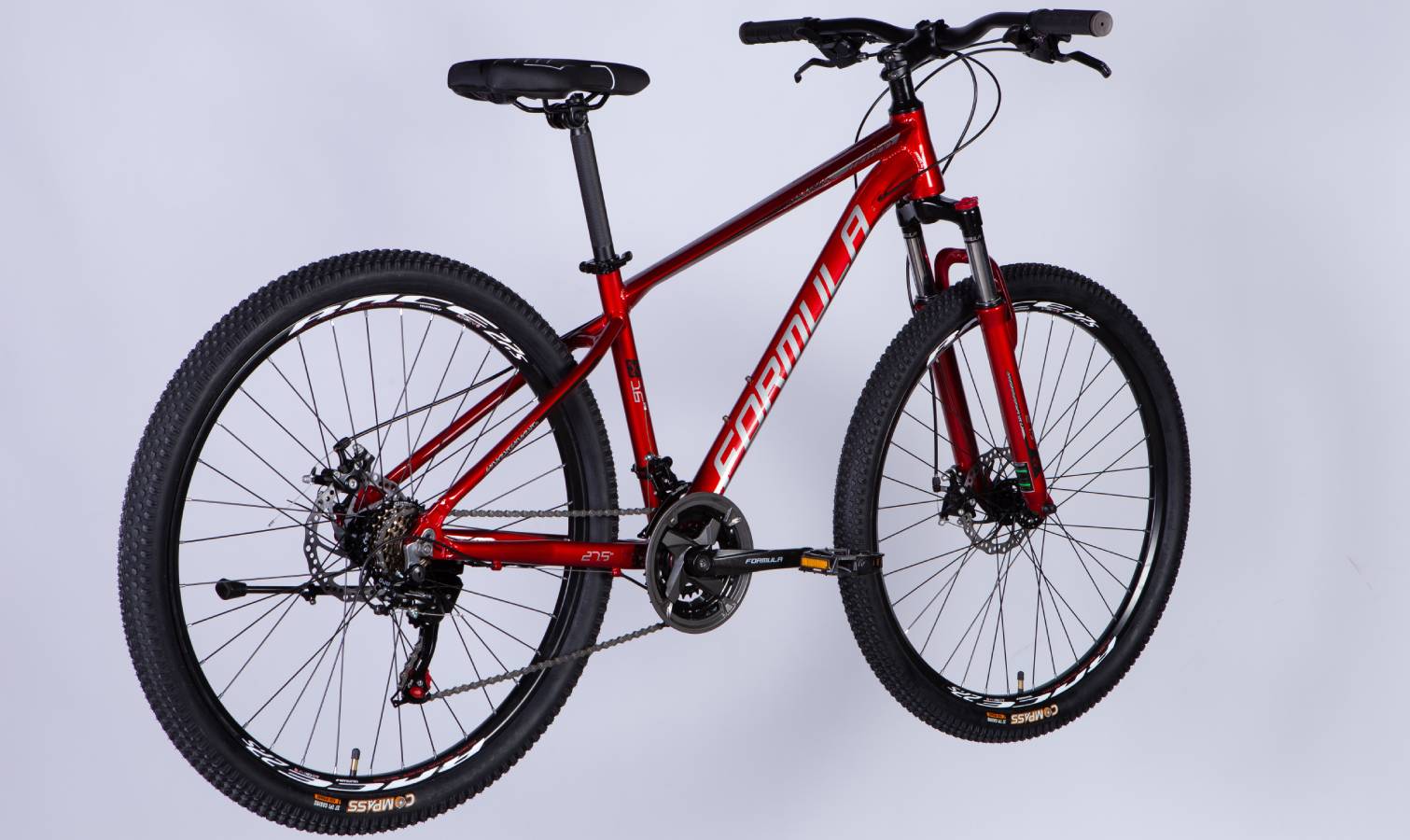 Велосипед Formula MOTION DD 27,5" размер М рама 18" 2025 красный 2