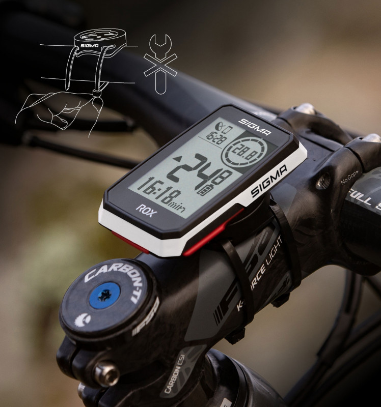 Фотография Велокомпьютер Sigma Sport ROX 2.0 Белый 4