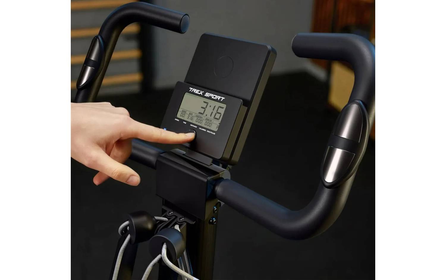 Велотренажер складной Trex Sport TX-390XB TRIBER магнитный черный 8 Велотренажер складной Trex Sport TX-390XB TRIBER магнитный черный 8