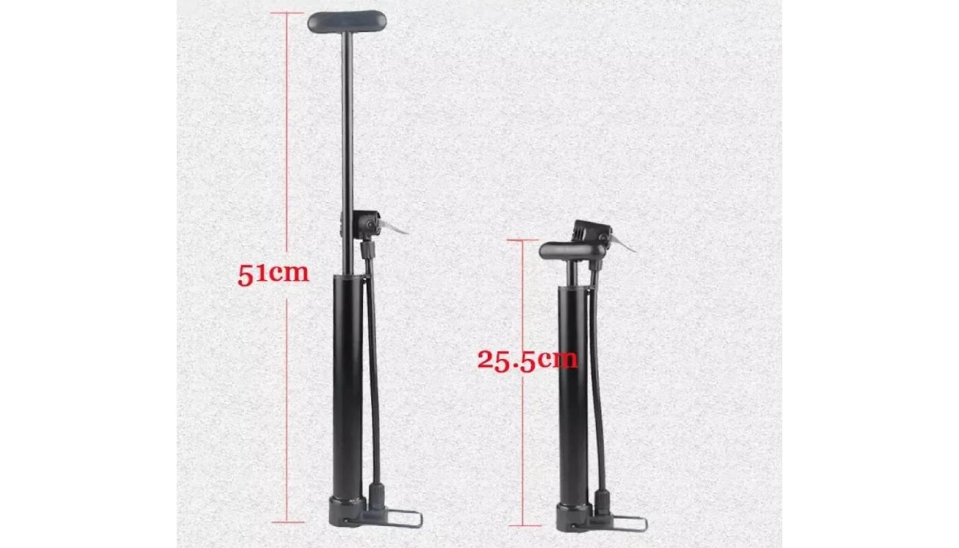 Насос для велосипеда червоний 2