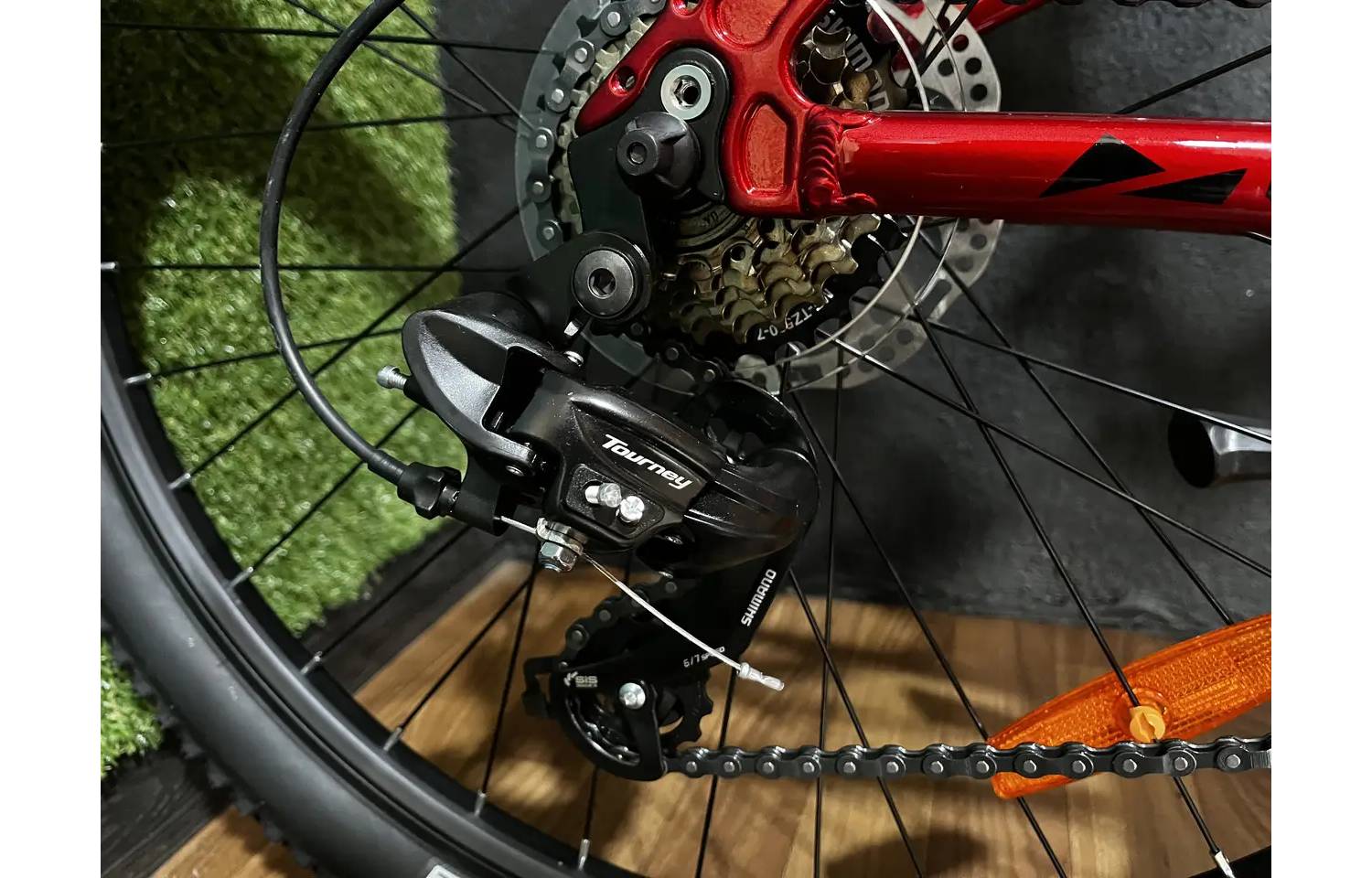 Велосипед Crosser Warrior 26" розмір S рама 15,5" 2024 Червоний 2