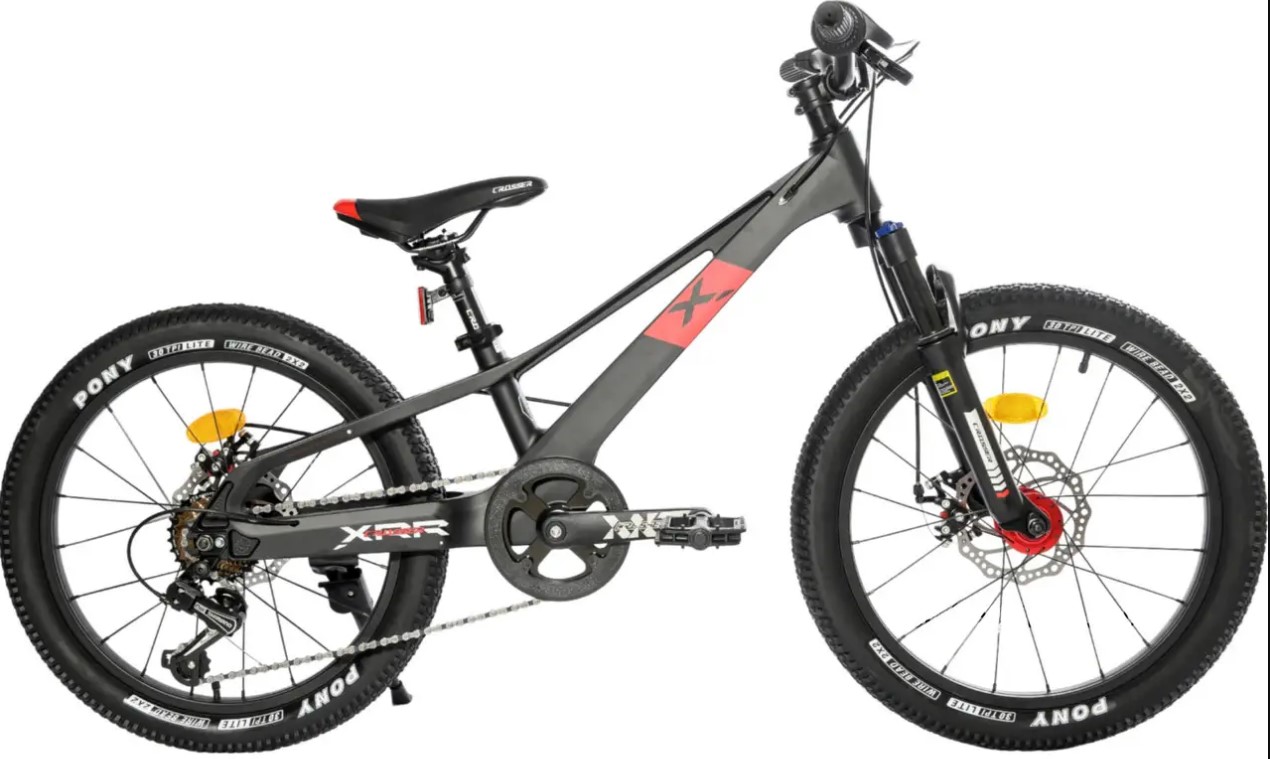 Фотография Велосипед Crosser XMB 20" 2021 черно-красный