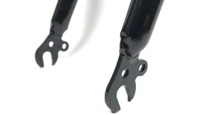 Вилка сталь TDL 20" V-brake, шток 200 мм, черный 4