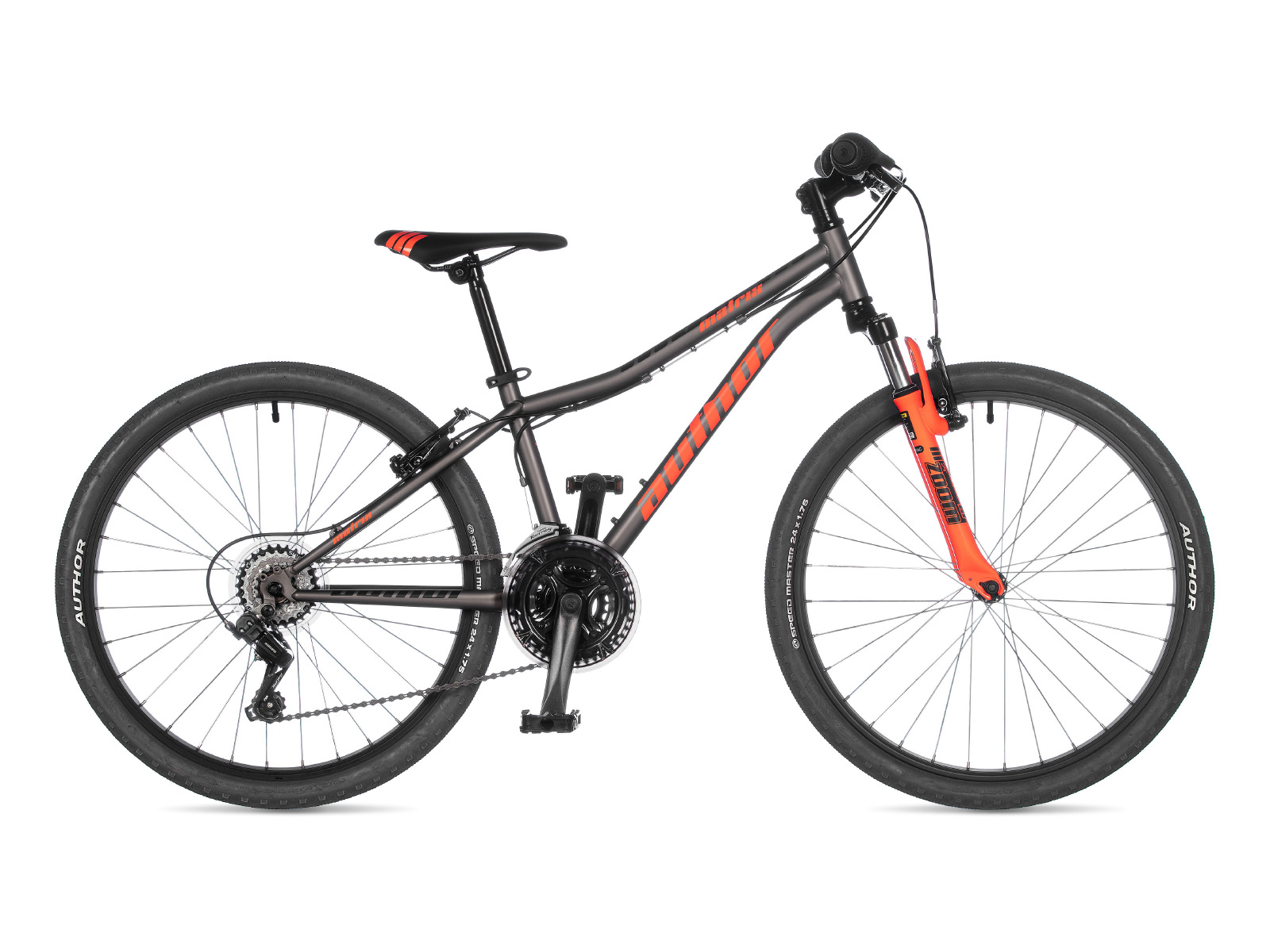 Велосипед AUTHOR Matrix 24" рама 12,5" XS (2023) Серый