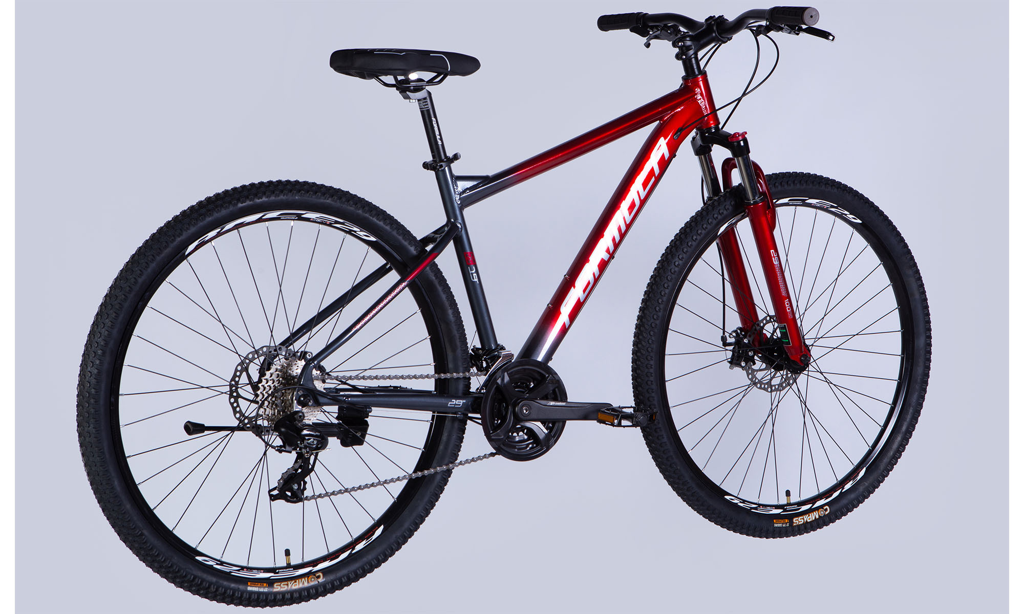 Велосипед Formula F-1 DD CS 29", розмір XL, рама 21", 2025, червоно-сріблястий 6 Велосипед Formula F-1 DD CS 29", розмір XL, рама 21", 2025, червоно-сріблястий 6