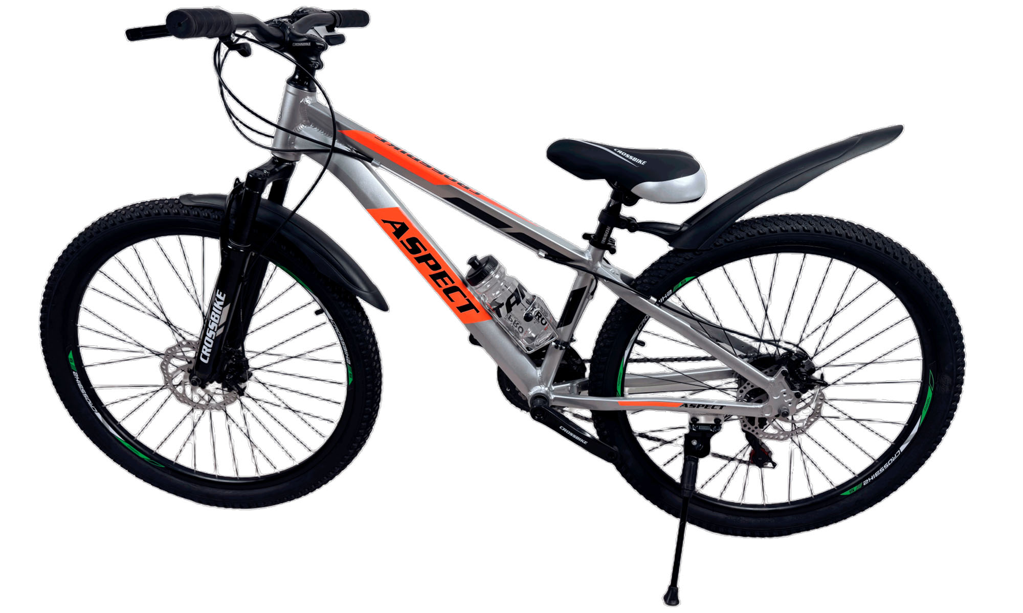 Велосипед CrossBike Aspect 24", размер XXS, рама 11", год 2026, Серебристый 5