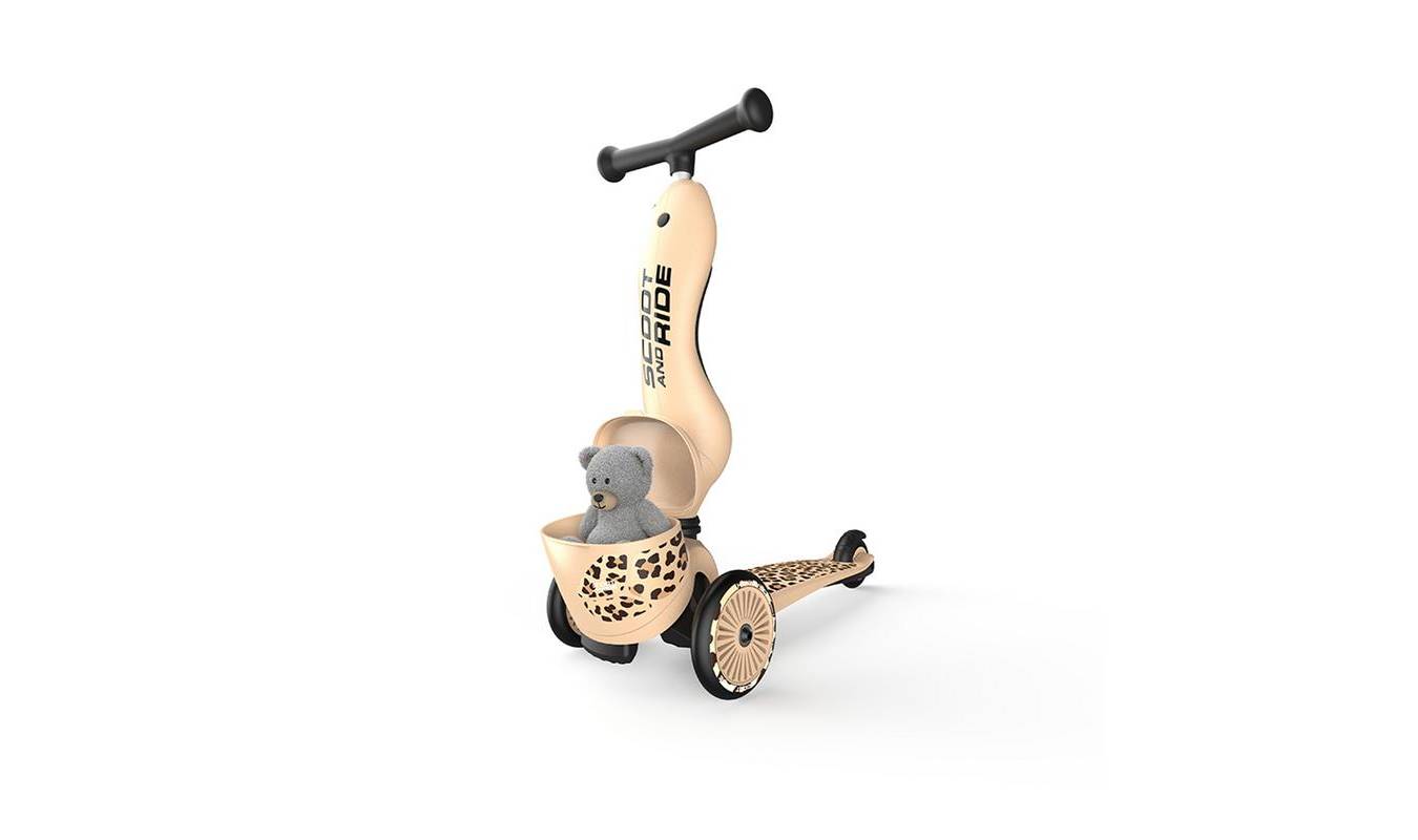 Самокат Scoot and Ride серии Highwaykick-1 Lifestyle леопард, 1-5 лет/20-50 кг 8