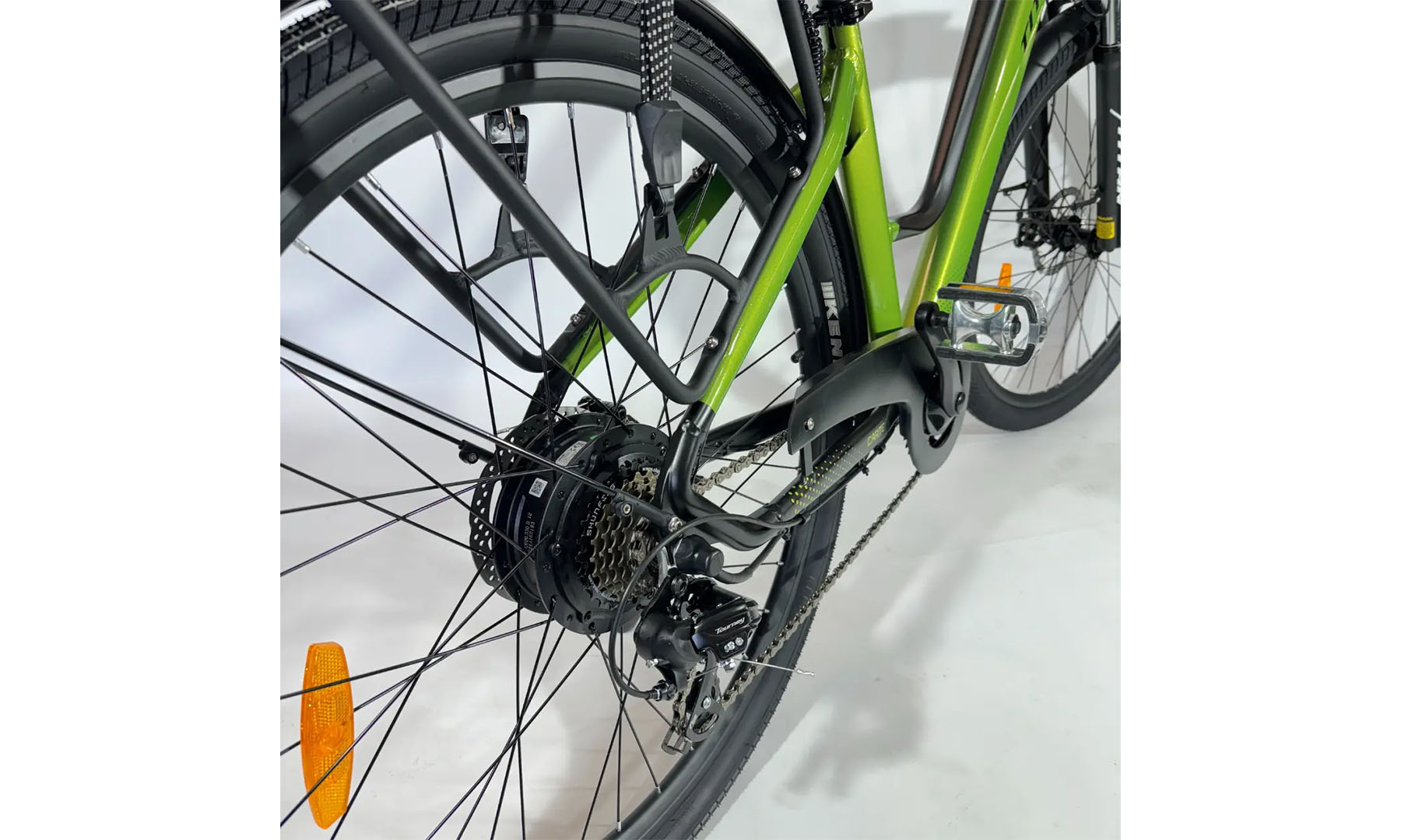 Електровелосипед E-Titan Carte 29" рама M (17") Зелений-Чорний 5