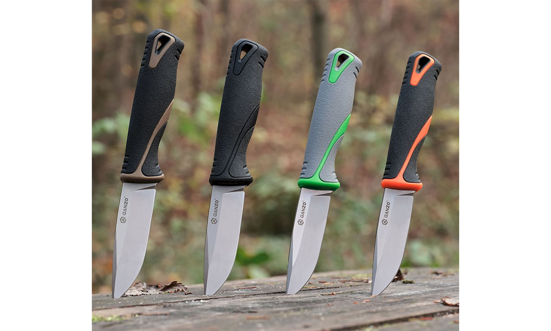 Нож Ganzo G807-GY серый с ножнами 6