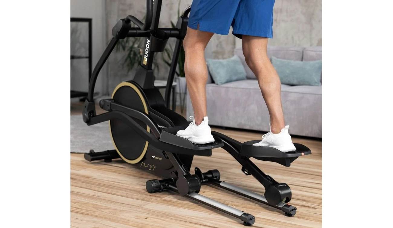 Орбитрек Hop-Sport HS-250CF Jucon Черно-Золотой 3 Орбитрек Hop-Sport HS-250CF Jucon Черно-Золотой 3
