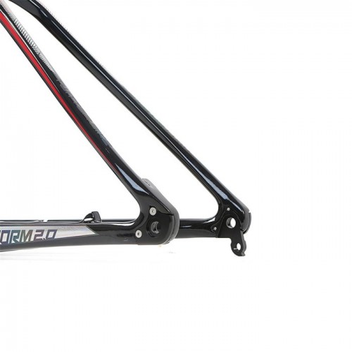 Фотографія Рама Twitter 29" Fiber Carbon Frame Storm 2.0 19", Чорно-червоний 4