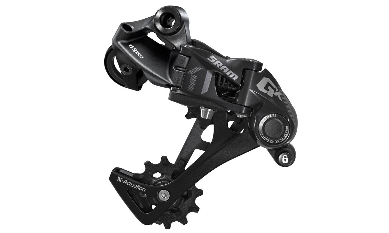 Фотография Задний переключатель SRAM GX 1X11ск Long Cage Black